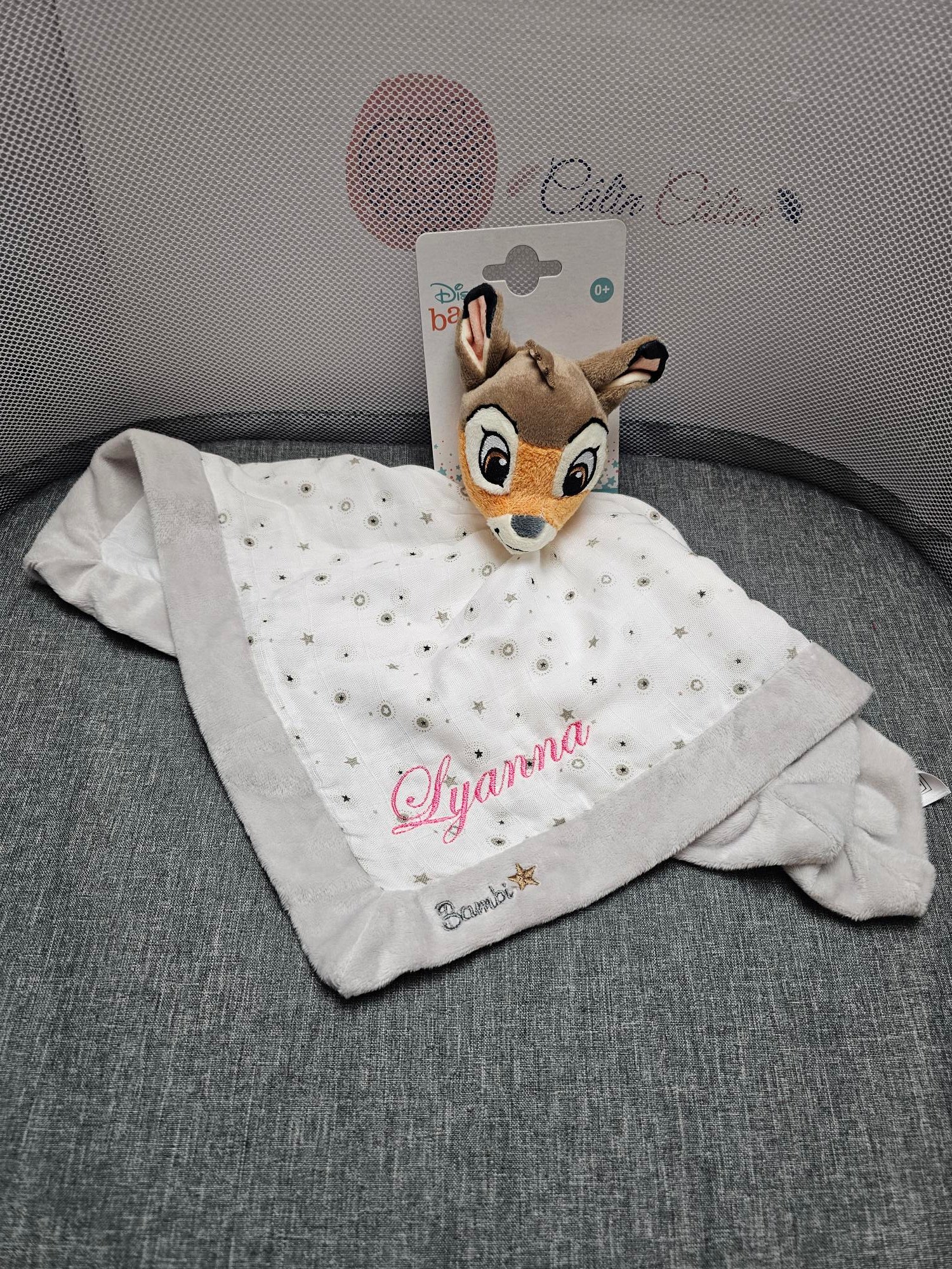 Doudou Mouchoir Disney Bambi Personnalisé | 40cm - Calincaline.be