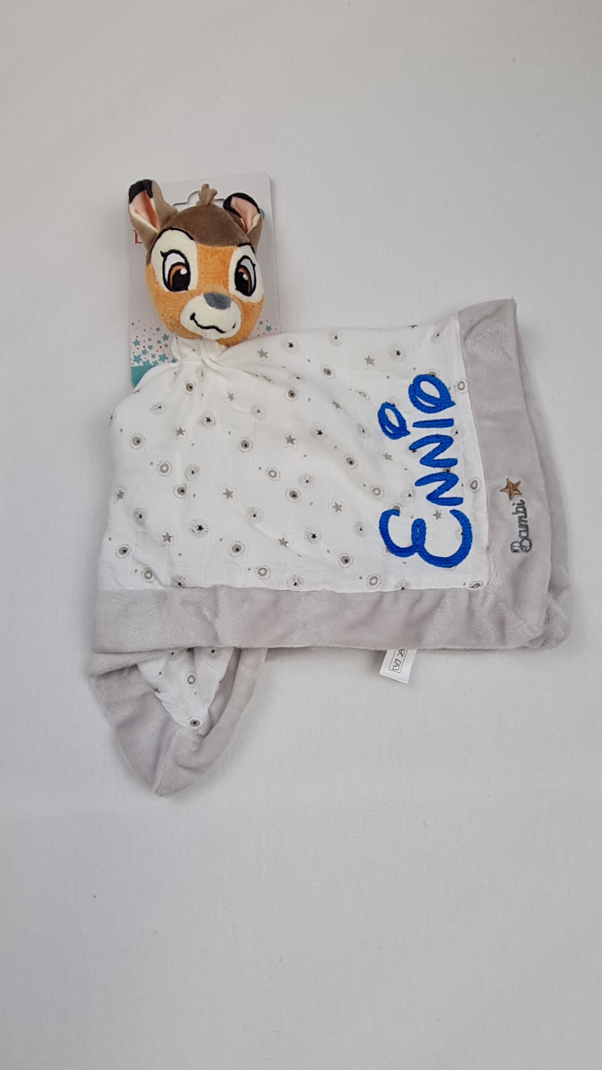 Doudou Mouchoir Disney Bambi Personnalisé | 40cm - Calincaline.be