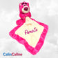 Doudou Mouchoir Disney Lotso L'Ours 20cm | Avec prénom brodé