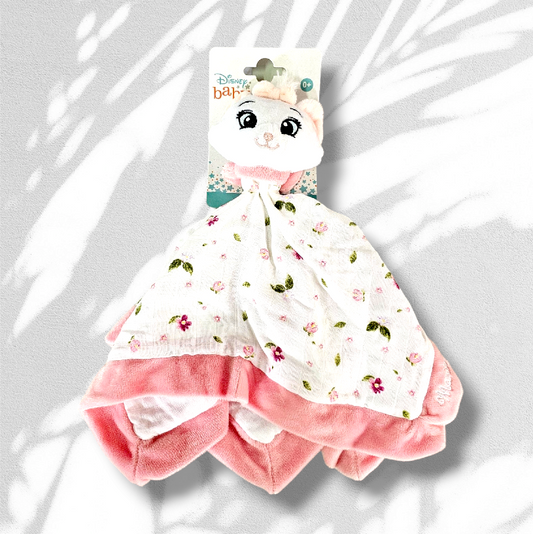 Doudou Mouchoir Disney Marie Fleurs Personnalisé | 40cm 