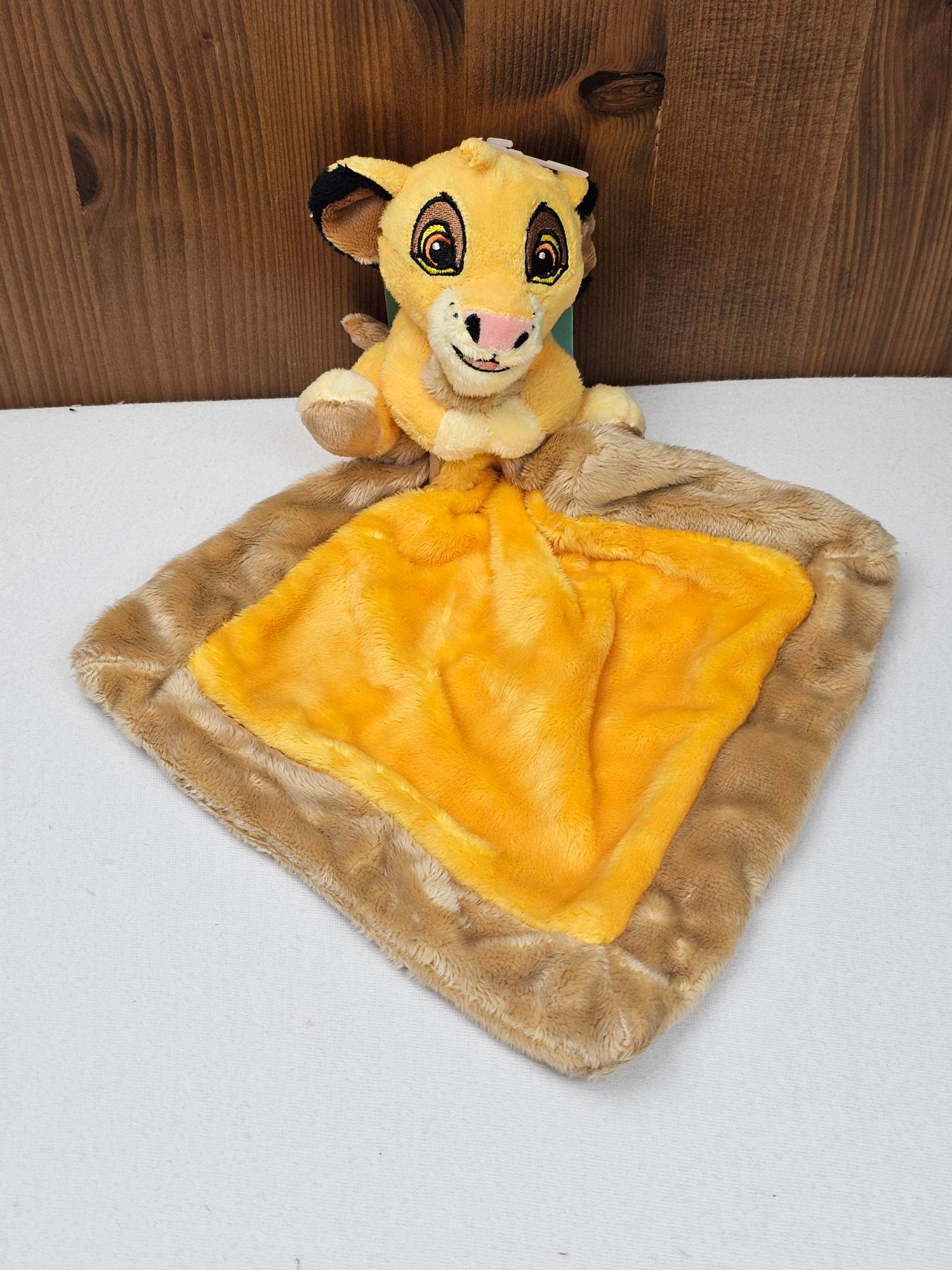 Doudou Mouchoir Disney Simba Safari 21cm | Avec prénom brodé