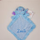Doudou Mouchoir Disney Stitch Bleu Pastel 30cm Flopsie | Avec prénom brodé