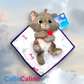 Doudou Peluche Disney Berlioz 25cm avec Mouchoir Personnalisé | Nicotoy