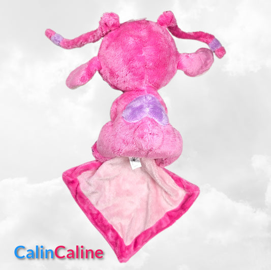 Peluche Mouchoir Angel 25cm Fleurs | Avec Prénom Brodé