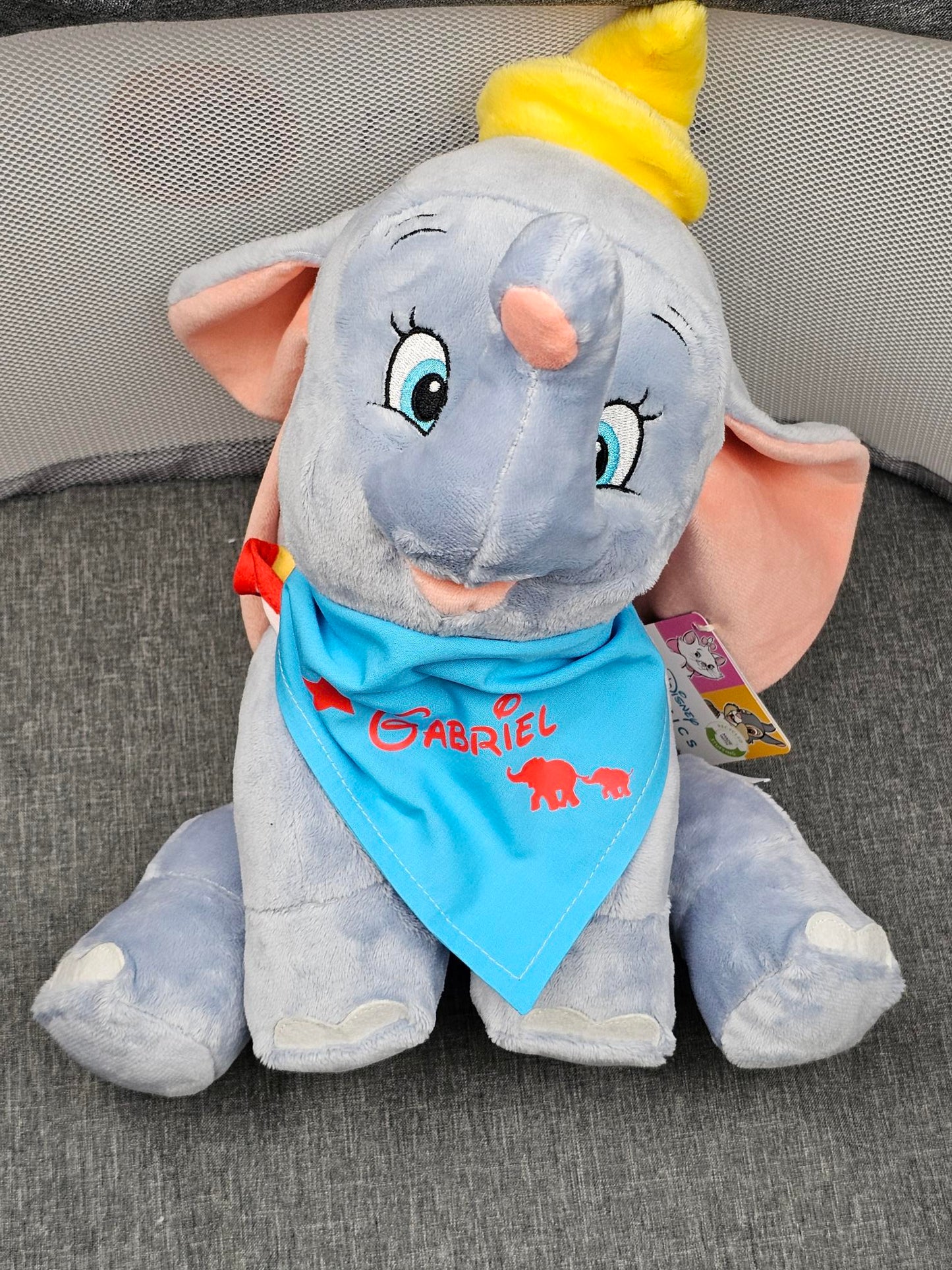 Peluche Disney Dumbo 35cm avec Bandana personnalisé | Nicotoy - Calincaline.be