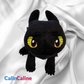 Peluche Krokmou Dragon Furie Nocturne 25cm | Dès 0 ans | Nicotoy