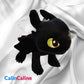 Peluche Krokmou Dragon Furie Nocturne 25cm | Dès 0 ans | Nicotoy