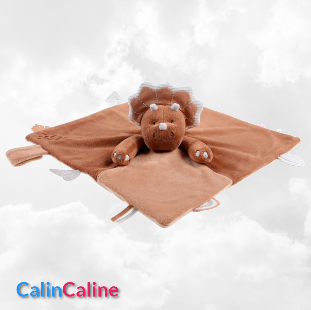 Doudou Noukies Stegi Ops Cannelle | Avec prénom brodé