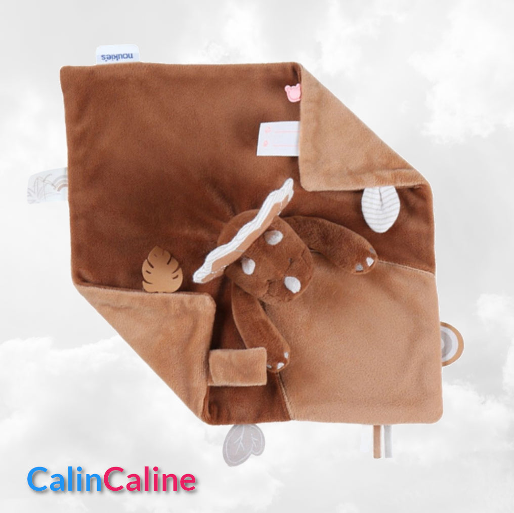 Doudou Noukies Stegi Ops Cannelle | Avec prénom brodé