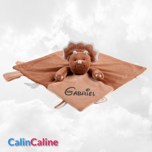 Doudou Noukies Stegi Ops Cannelle | Avec prénom brodé