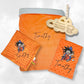 Pack Bébé Personnalisé | Couverture + Doudou 30cm + Protège carnet assortis | Garçon | Minky