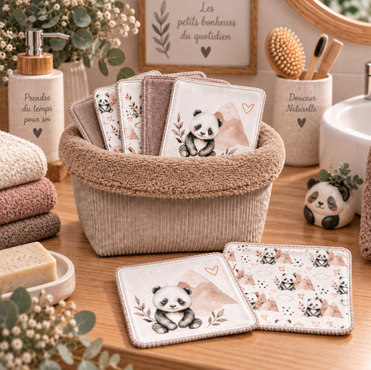 Créez Votre Panier à Lingettes Lavables Pour Bébé | Panda Montagne
