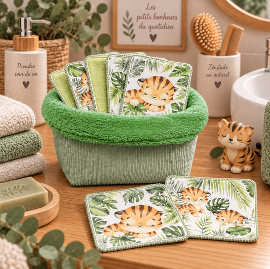 Créez Votre Panier à Lingettes Lavables Pour Bébé | Petit Tigre
