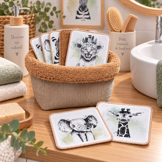 Créez Votre Panier à Lingettes Lavables Pour Bébé | Savane Indien