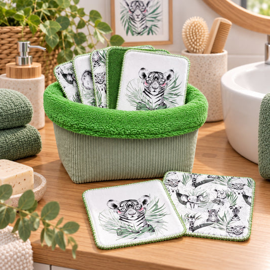 Créez Votre Panier à Lingettes Lavables Pour Bébé | Savane Vert