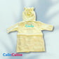 Children's bathrobe | Yellow | Personalized with first name | 3 sizes