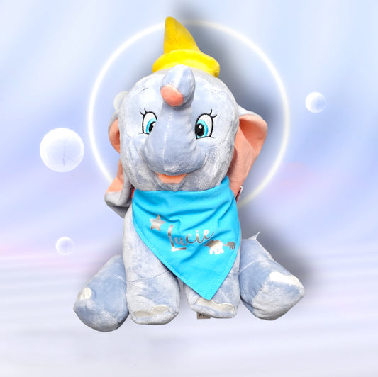 Peluche Disney Dumbo 35cm avec Bandana personnalisé | Nicotoy