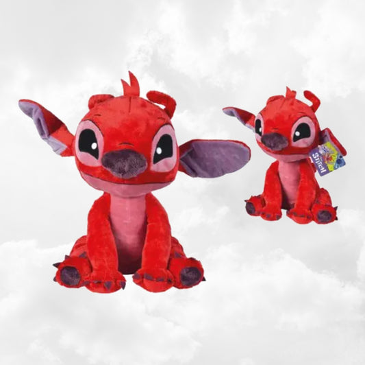 Peluche Géante Lilo & Stitch | Leroy Rouge 50 cm | NicoToy
