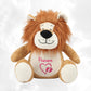 Peluche Mumbles Zippies Brodée | Lion | A personnaliser