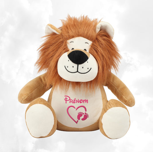 Peluche Mumbles Zippies Brodée | Lion | A personnaliser