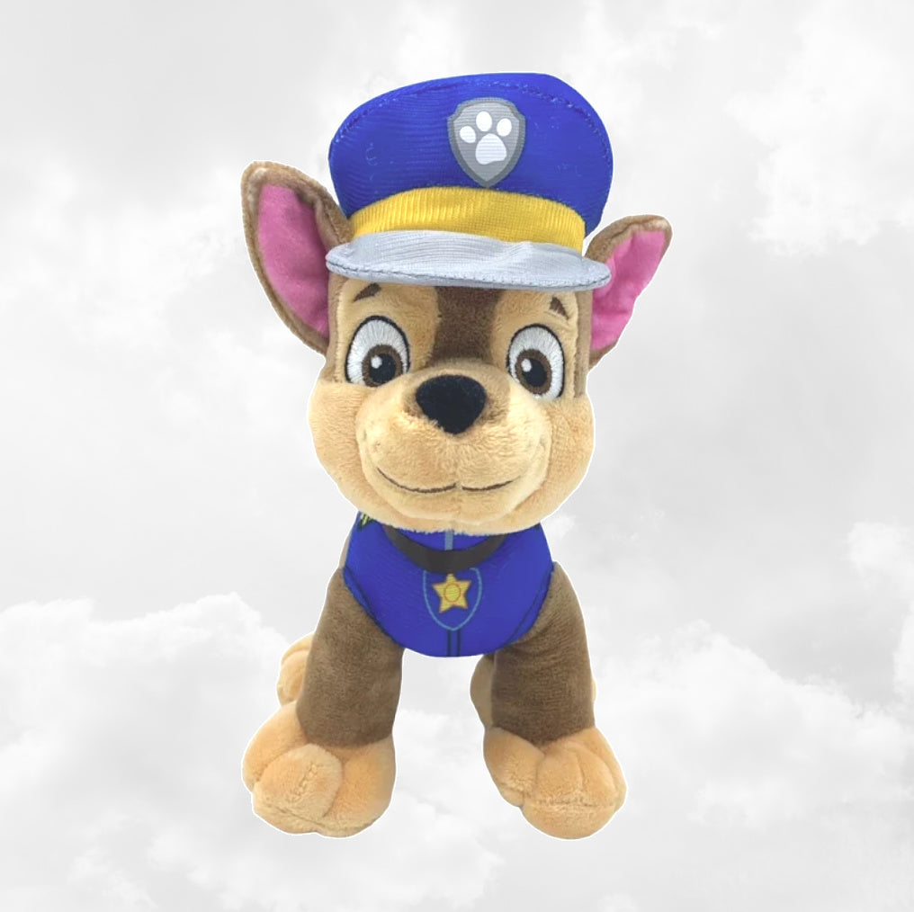 Peluche Pat Patrouille Chase 20cm Bleu | Dès 0 ans | PlayByPlay