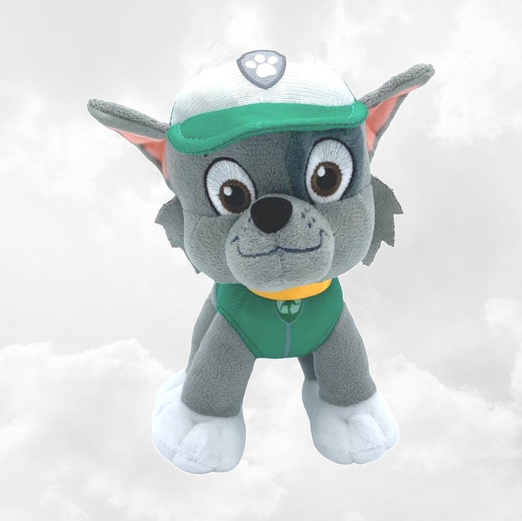 Peluche Pat Patrouille Rocky 20cm Vert | Dès 0 ans | PlayByPlay