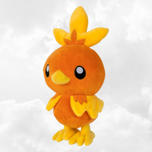 Peluche Pokémon Poussifeu 25cm | 2 ans et + | Polyester doux