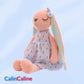 Doudou Peluche Lapinou Violet 35cm | Personnalisé prénom et naissance