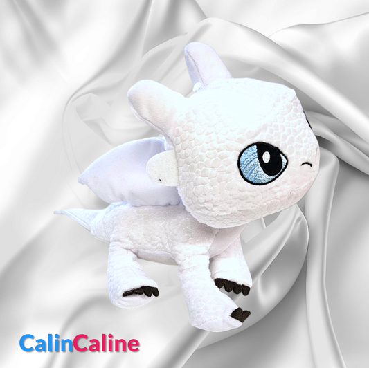 Peluche Dragon Furie Eclair 25cm | Dès 0 ans | Nicotoy