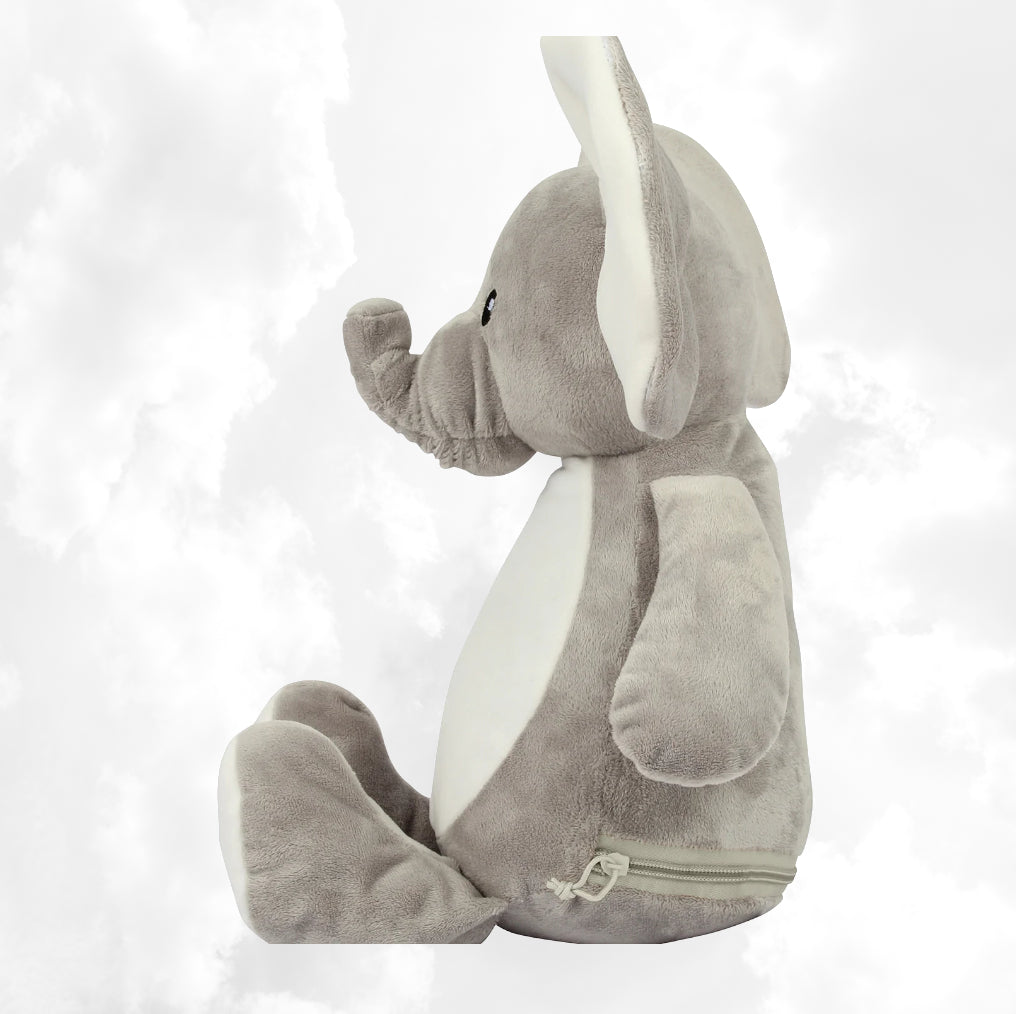 Peluche Mumbles Zippies Brodée | Eléphant | A personnaliser