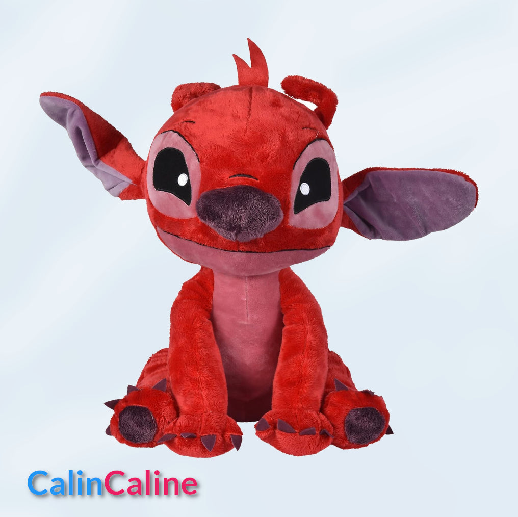 Peluche Géante Lilo & Stitch | Leroy Rouge 50 cm | NicoToy