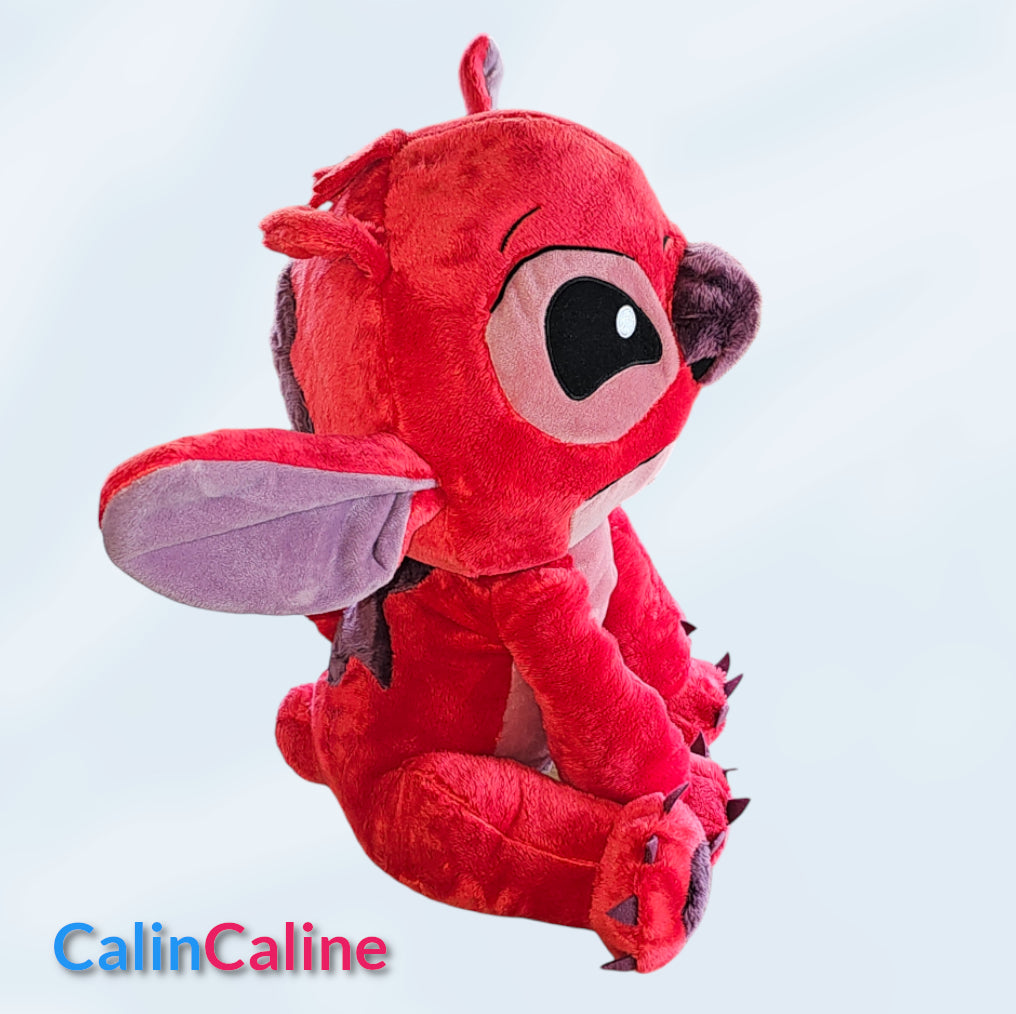 Peluche Géante Lilo & Stitch | Leroy Rouge 50 cm | NicoToy