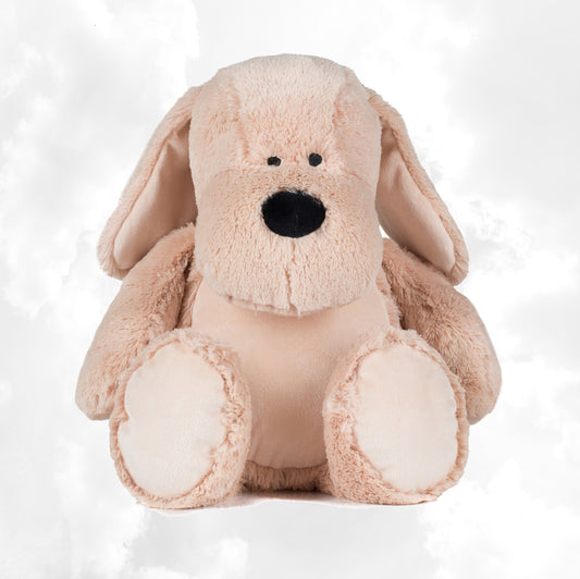 Peluche Mumbles Zippies Brodée | Chien Brun | A personnaliser