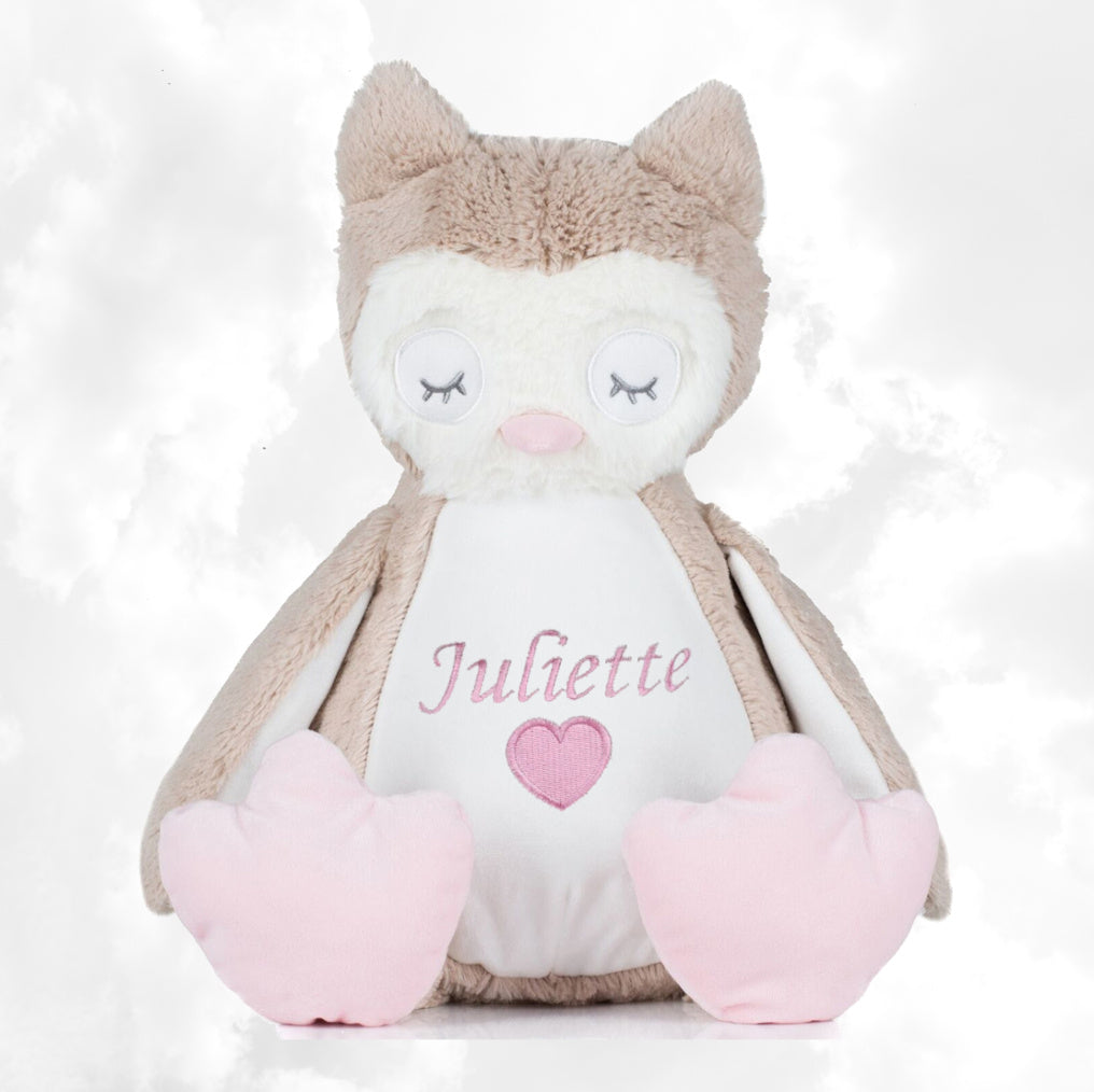 Peluche Mumbles Zippies Brodée | Chouette | A personnaliser