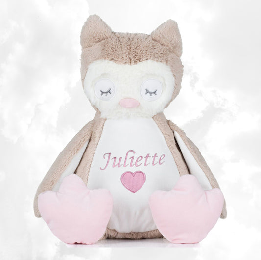 Peluche Mumbles Zippies Brodée | Chouette | A personnaliser