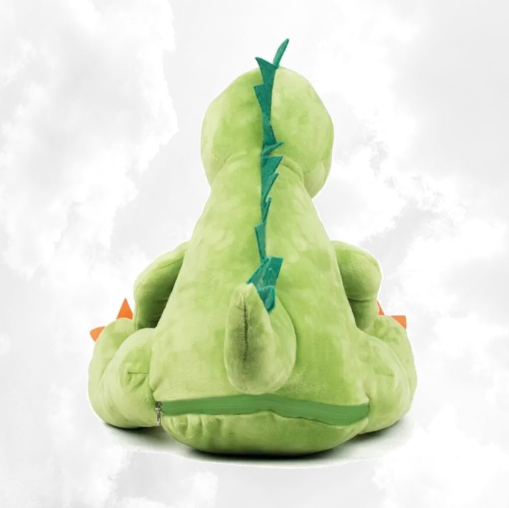 Peluche Mumbles Zippies Brodée | Dino Vert | A personnaliser