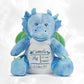 Peluche Mumbles Zippies Brodée | Dragon Bleu | A personnaliser