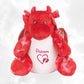 Peluche Mumbles Zippies Brodée | Dragon Rouge | A personnaliser
