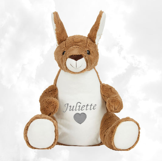 Peluche Mumbles Zippies Brodée | Kangourou | A personnaliser