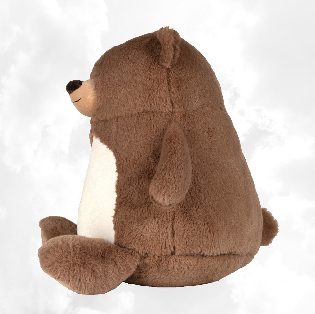 Peluche Mumbles Zippies Brodée | Ours Brun Foncé | A personnaliser
