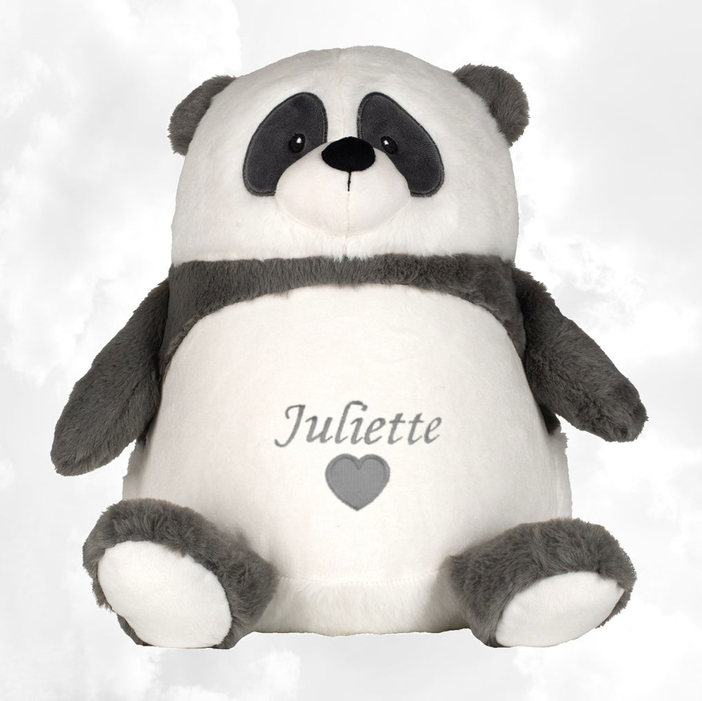 Peluche Mumbles Zippies Brodée | Panda | A personnaliser