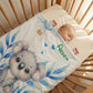 Couverture Plaid Bébé | Koala Ballon Bleu 