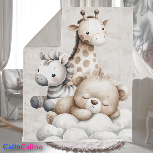 Couverture Plaid Bébé | Baby Dream | 70cm x 95cm | A Personnaliser