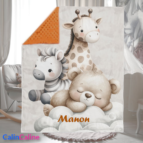 Couverture Plaid Bébé | Baby Dream | 70cm x 95cm | A Personnaliser