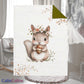 Couverture Plaid Bébé | Ecureuil Noisette | 70cm x 95cm | A Personnaliser