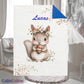 Couverture Plaid Bébé | Ecureuil Noisette | 70cm x 95cm | A Personnaliser