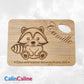 Planche Repas Enfant Personnalisée en Bambou | 21cm x 15cm | Gravure Laser