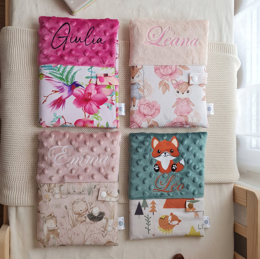 Créez Votre Protège Carnet de Santé 23x18cm | Coton et Minky