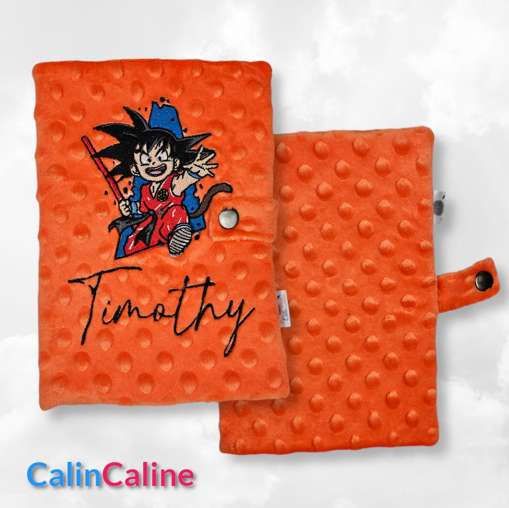 Créez Votre Protège Carnet -Minky- 23x18cm | Premium