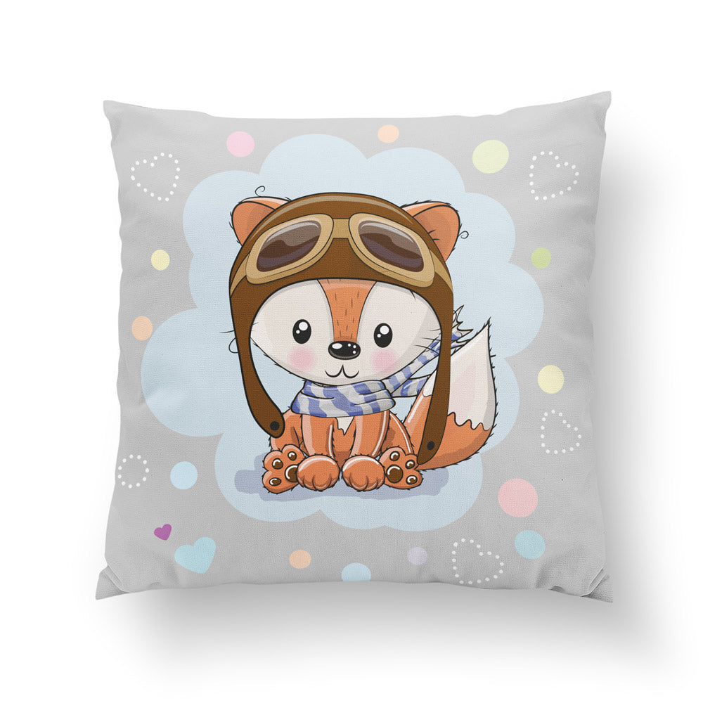 Coussin de naissance renard pilote